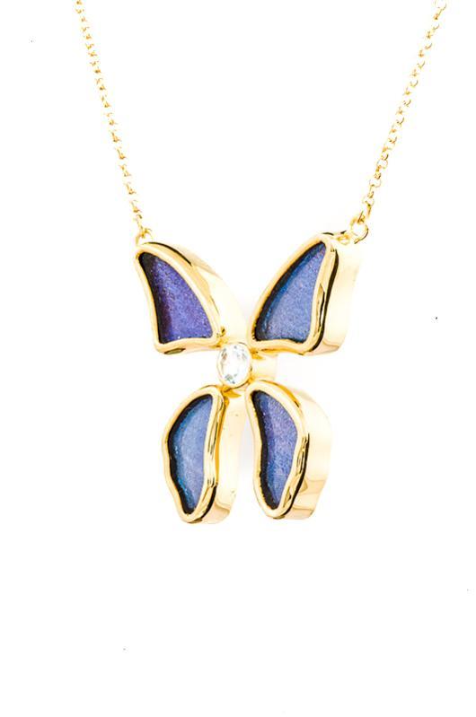 7--A-4B-3F-Gold-butterfly-necklace-with-blue-topaz-birthstone-Iridescent-Blue-Morpho-Didius