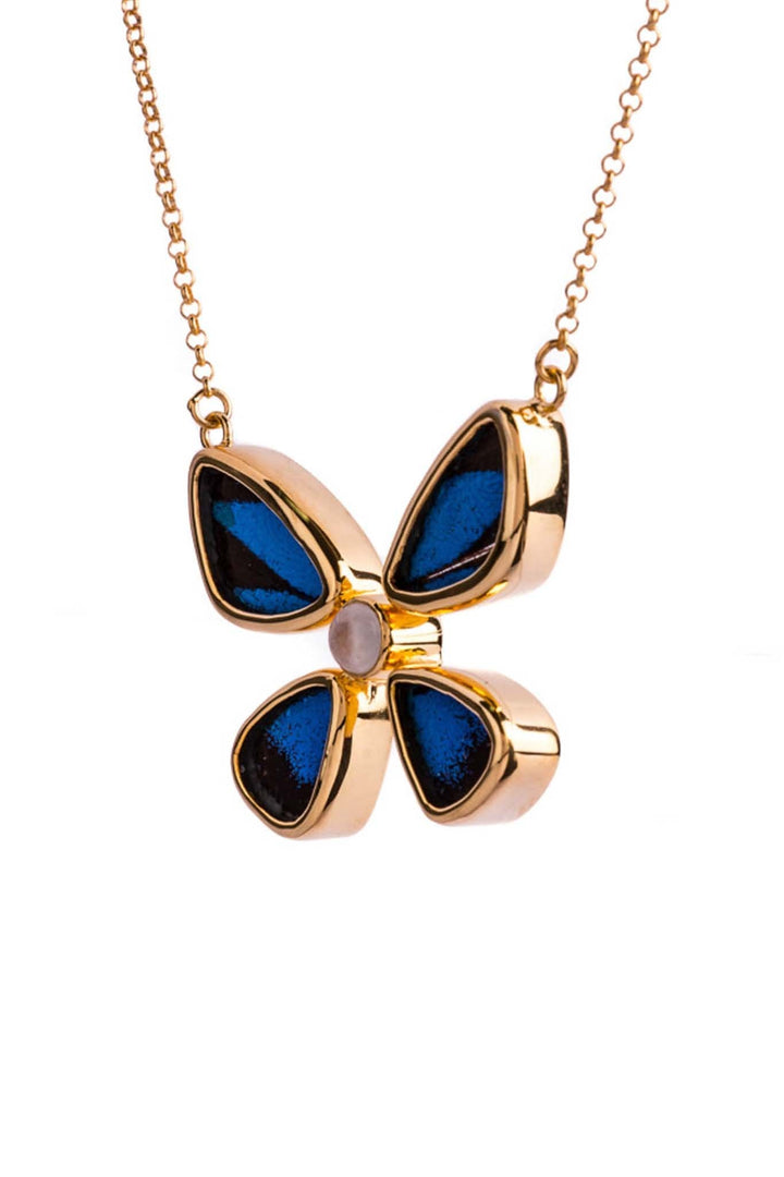6--A-4B-6F-Gold-butterfly-necklace-with-blue-topaz-birthstone-Royal-Blue-Papilio-Ulysses