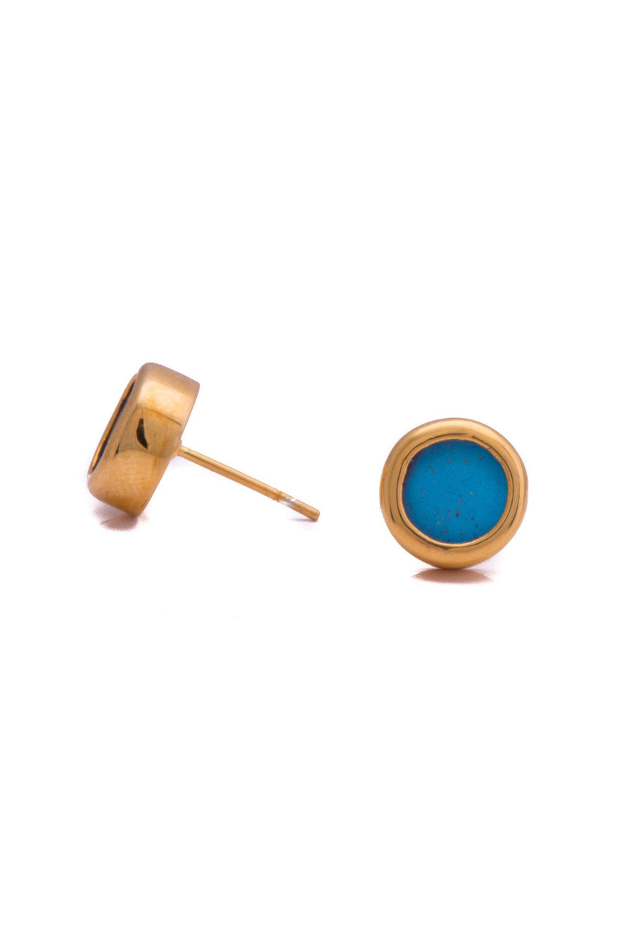 1-Real Butterfly Wings-a-sa-c1-gold-butterfly-earrings-iridescent-blue-circle-morpho-didius